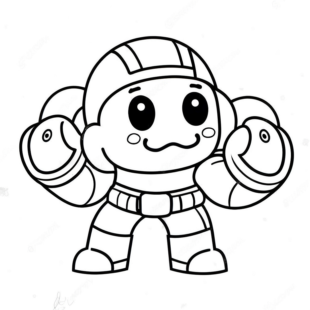 Brawl Stars Coloring Page | Brawl Stars coloring page