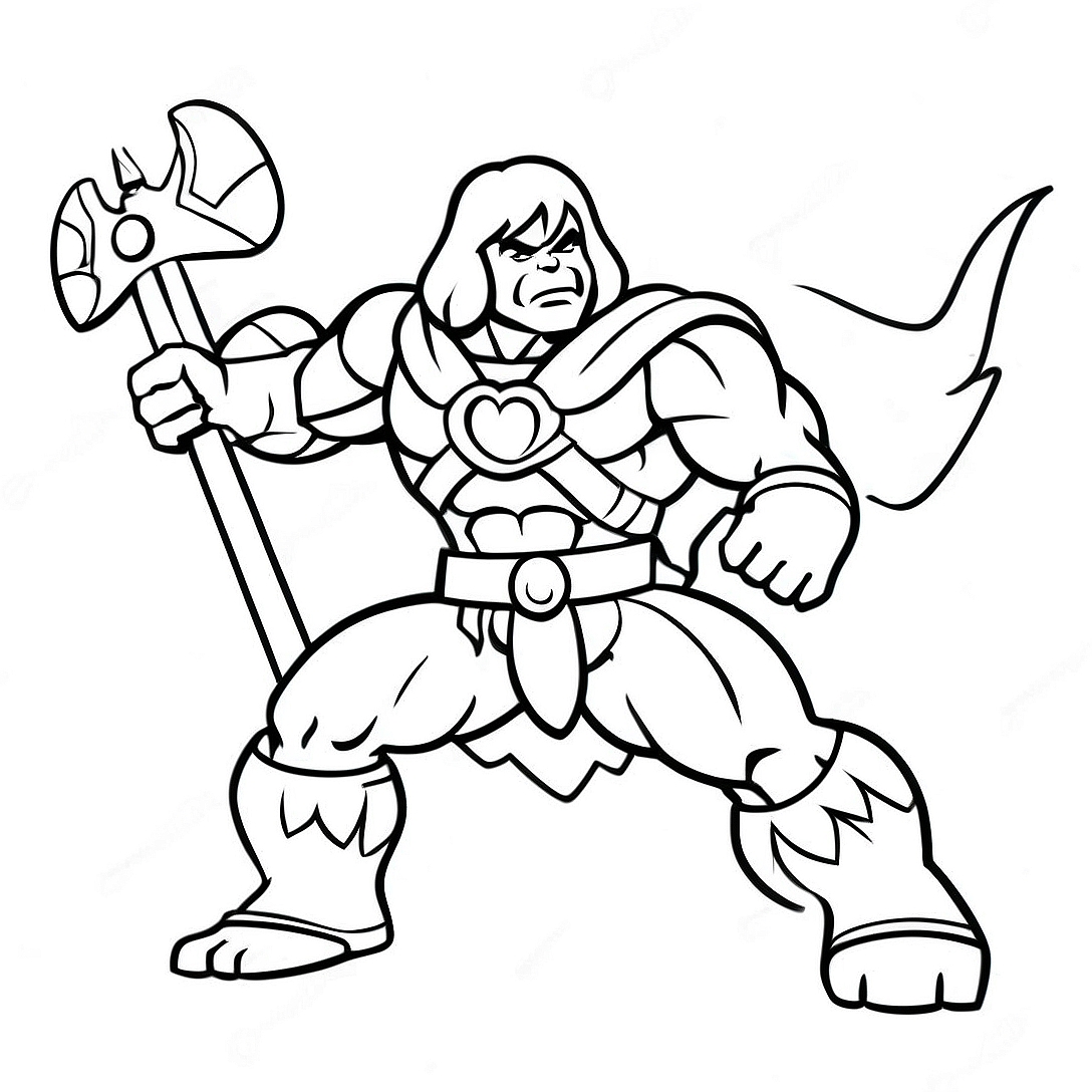 He-Man Coloring Page | He Man coloring page