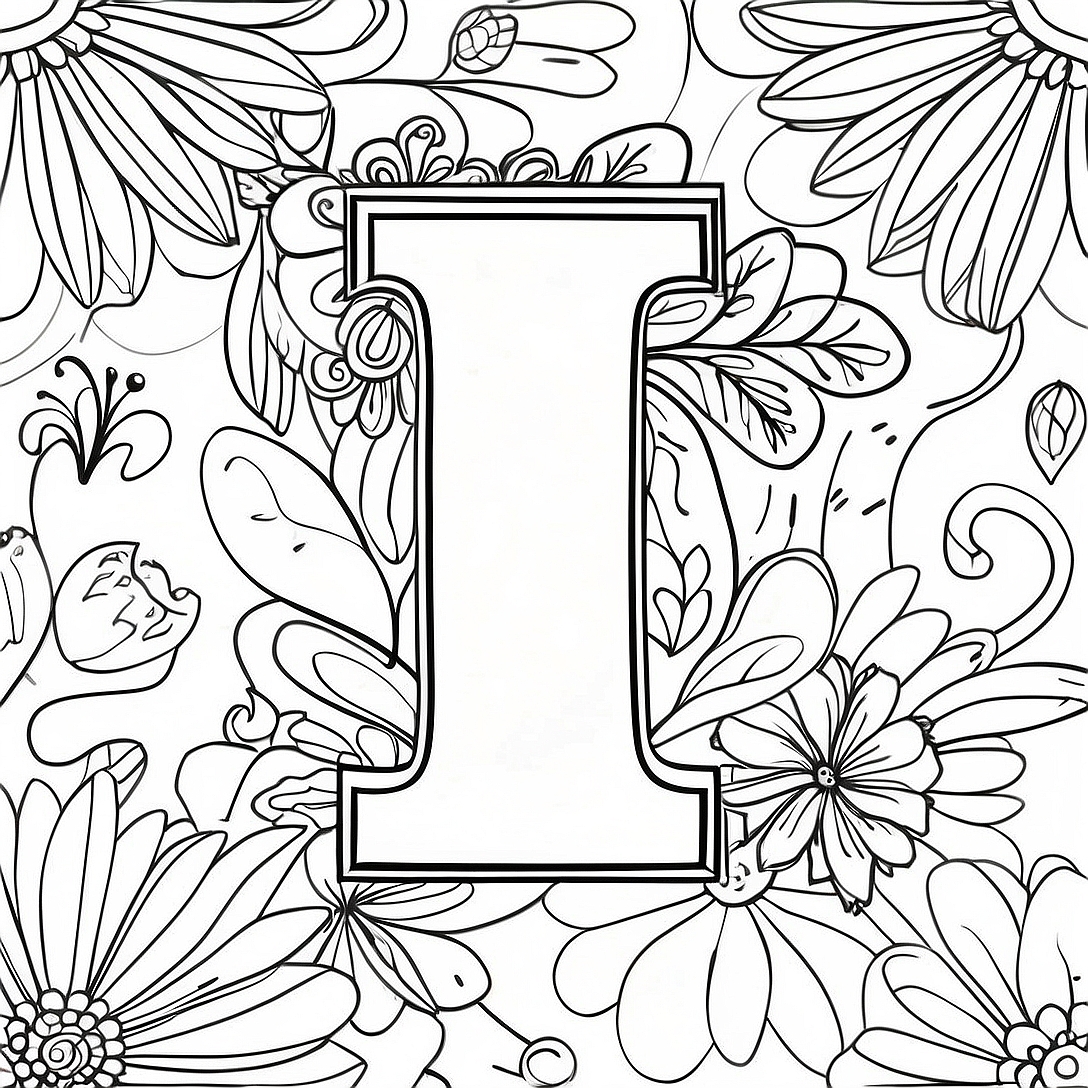 Letter U Coloring Page | Letter U coloring page
