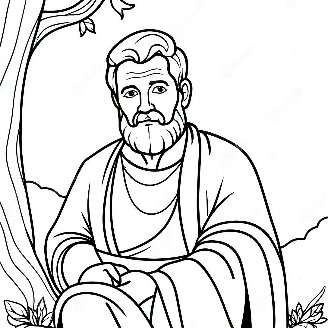 Abraham Coloring Page | Abraham coloring page