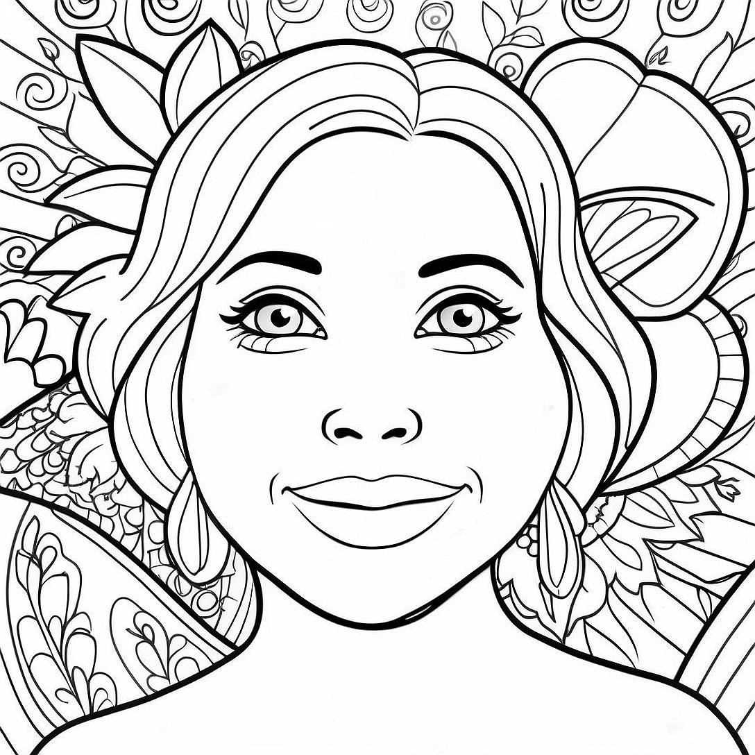 Feliz Dia de las Madres Coloring Page | Feliz Dia de las Madres coloring page