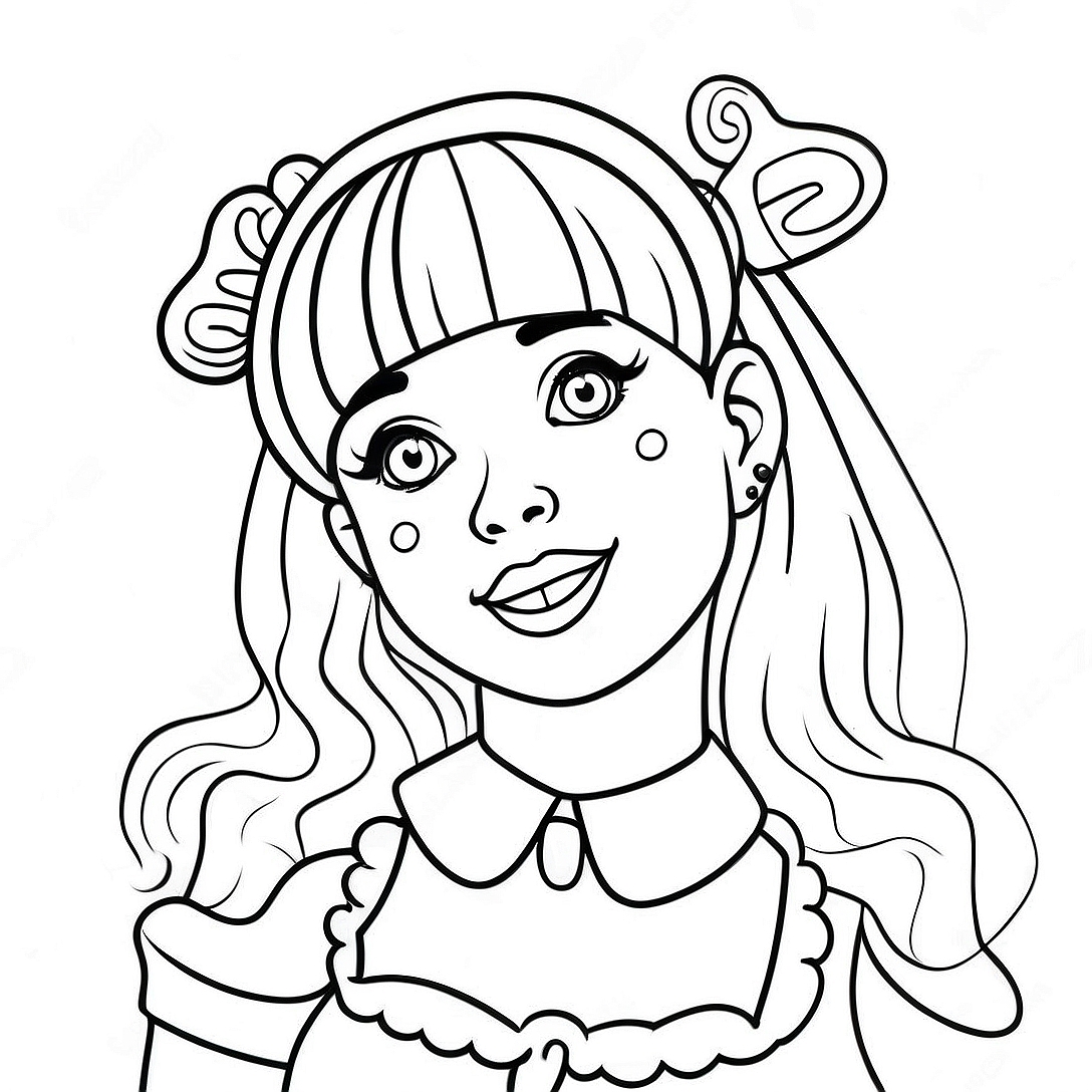 Melanie Martinez Coloring Page | Melanie Martinez coloring page