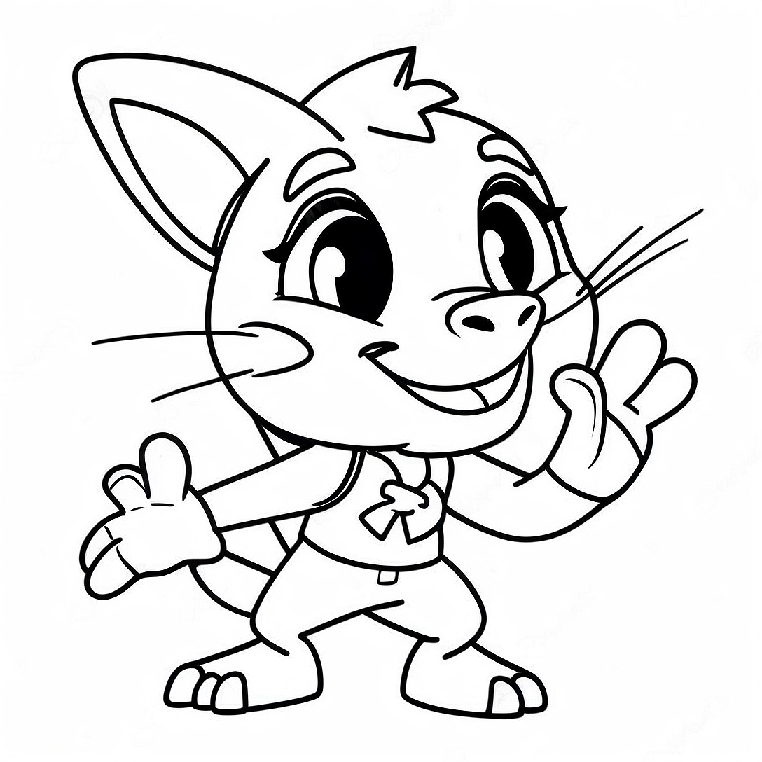 Coco Bandicoot Adventure Coloring Page | Crash Bandicoot coloring page