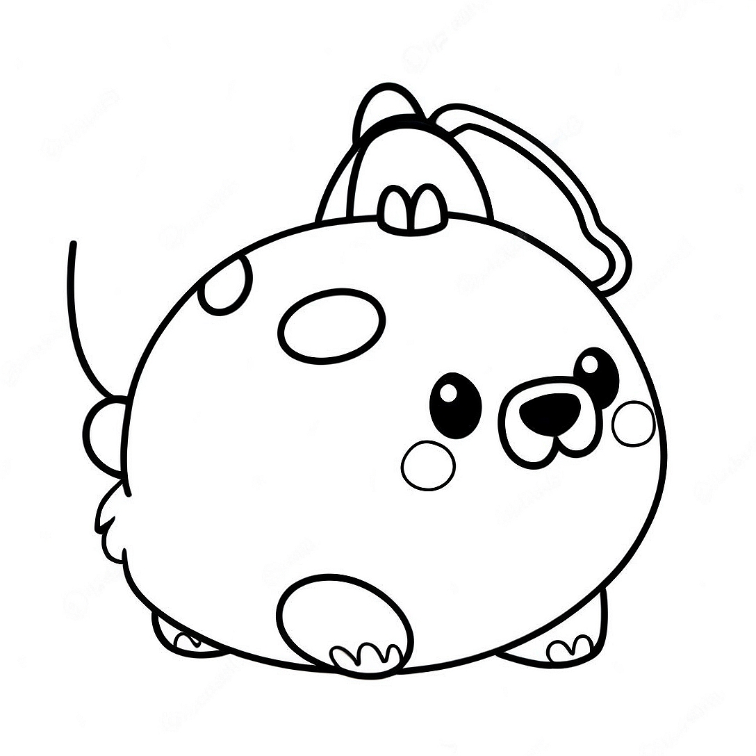 Tsum Tsum Coloring Page | Tsum Tsum coloring page