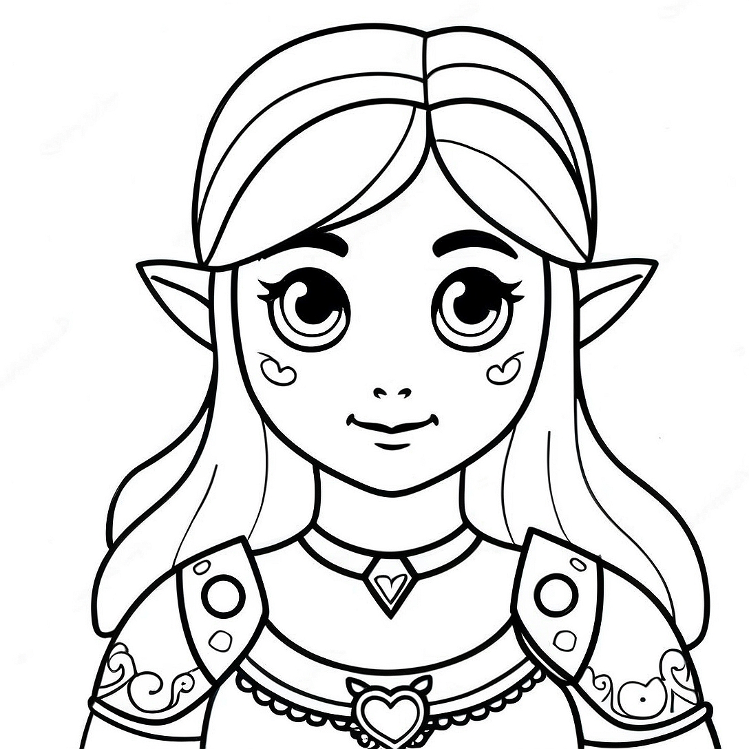 Zelda Coloring Page | Zelda coloring page