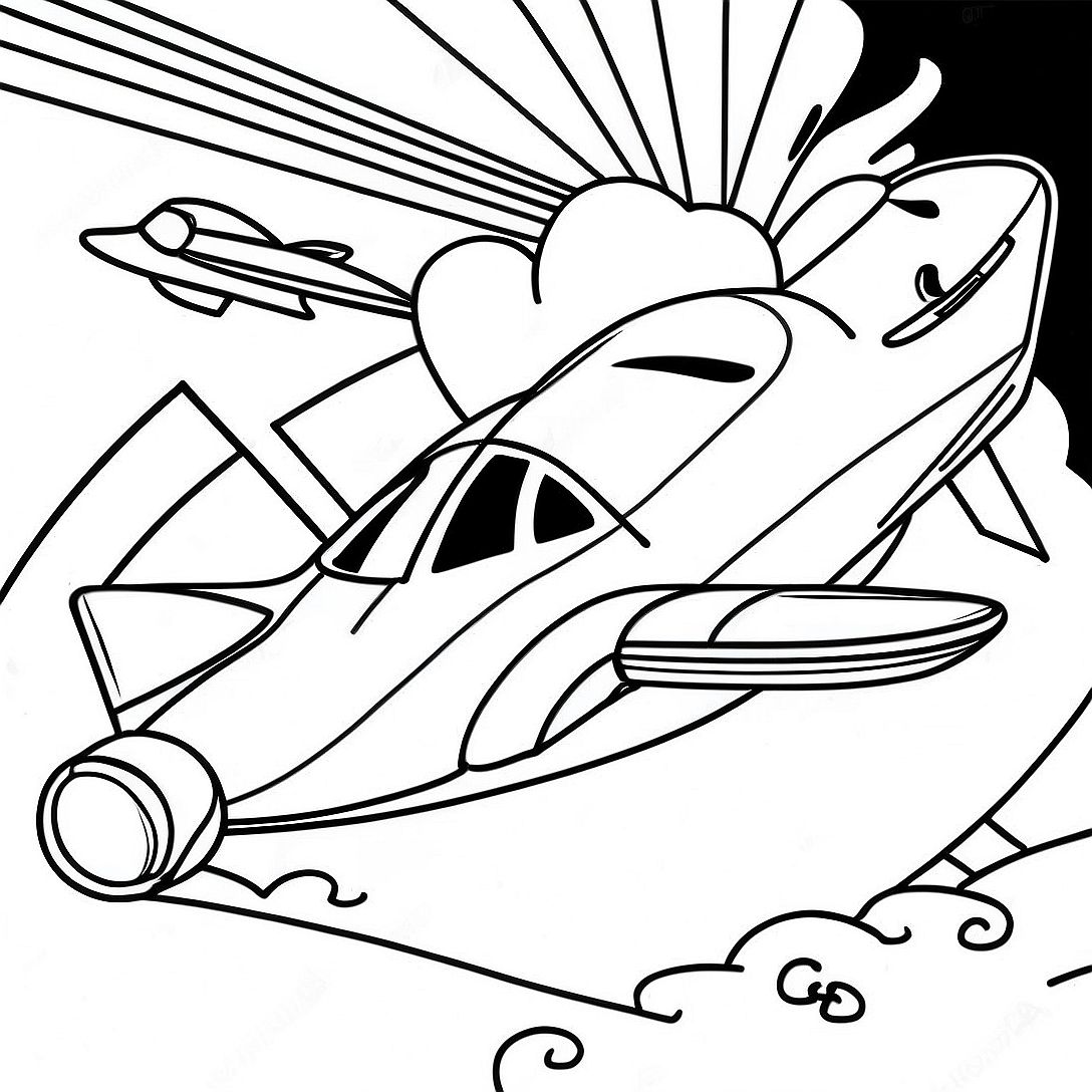 Challenger Coloring Page | Challenger coloring page