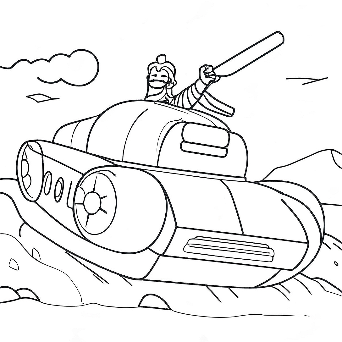 Epic Challenger Battle Coloring Page | Challenger coloring page