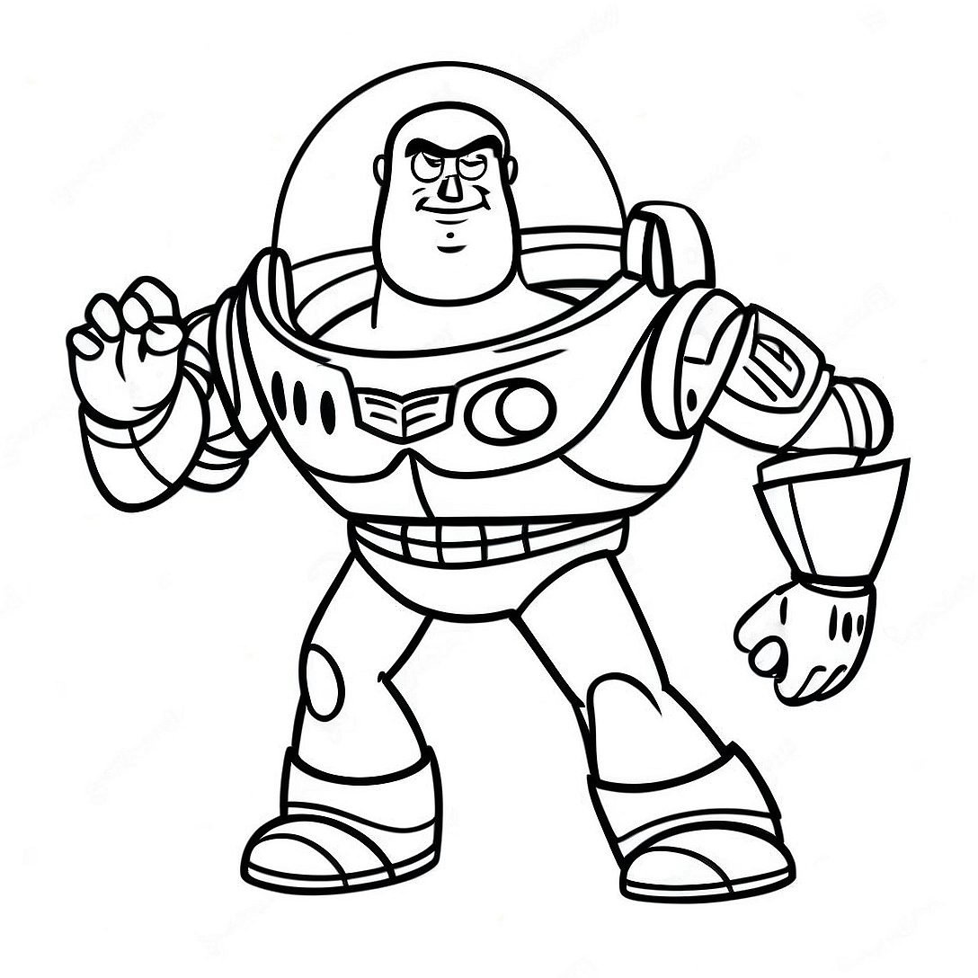 Buzz Lightyear Coloring Page | Buzz Lightyear coloring page