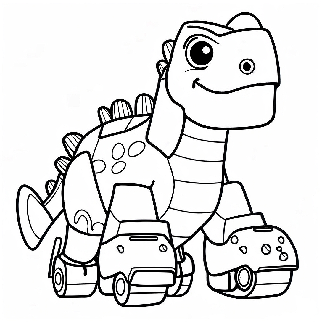 Dinotrux Coloring Page | Dinotrux coloring page