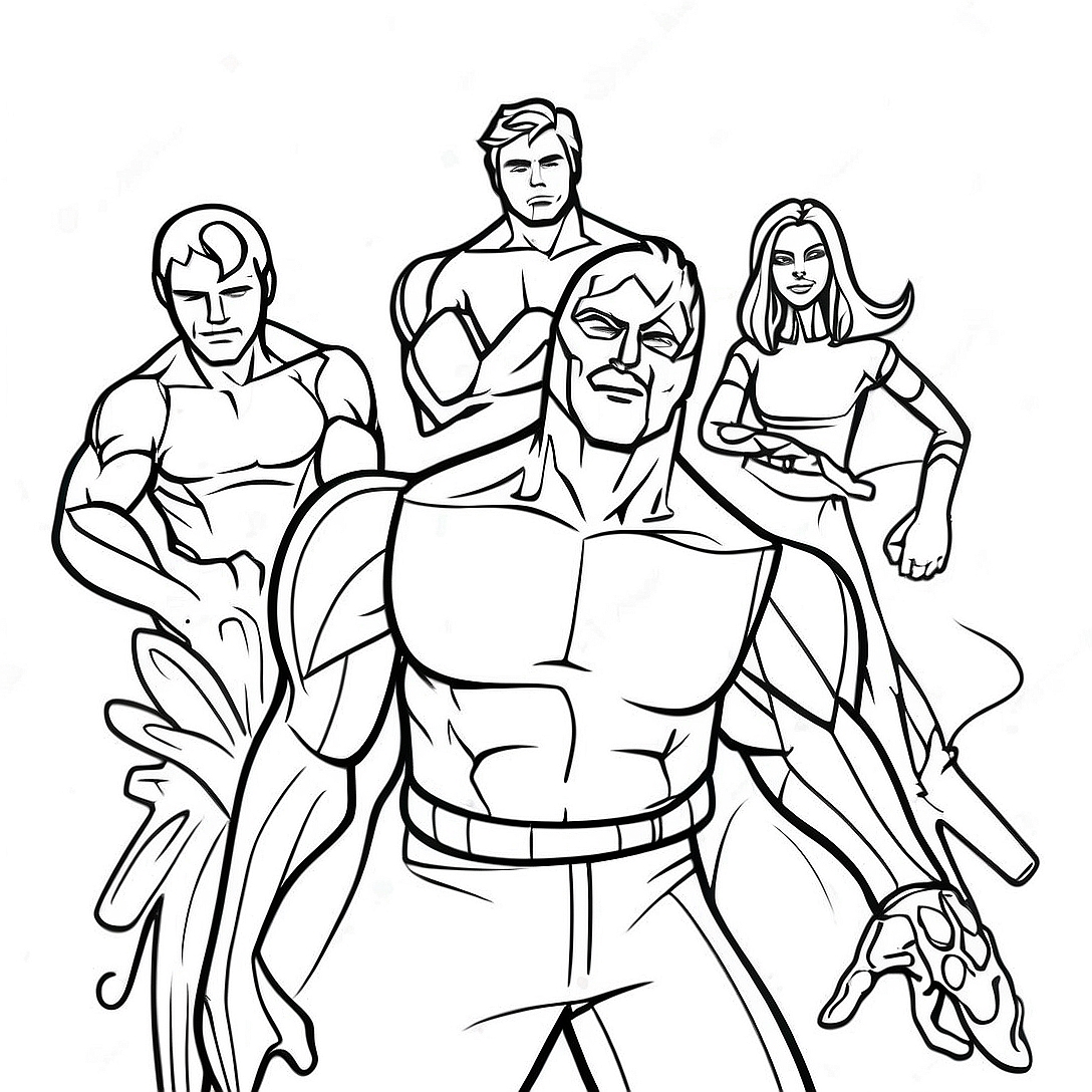 Guardians of the Galaxy Coloring Page | Guardians of the Galaxy coloring page