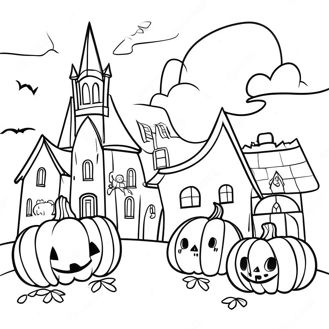 Halloweentown Coloring Page | Halloweentown coloring page