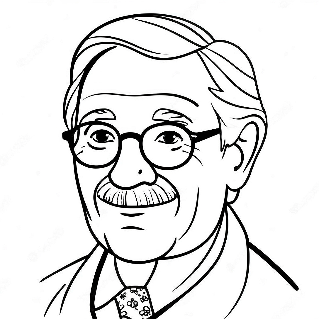 Grandpa Father's Day Coloring Page | Grandpa Fathers Day coloring page