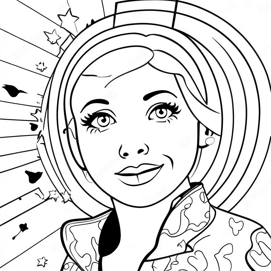 Pop Art Coloring Page | Pop Art coloring page