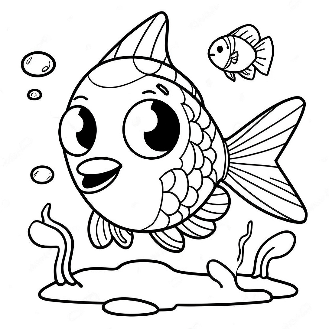 Fishstick in Action Coloring Page | Fishstick Fortnite coloring page