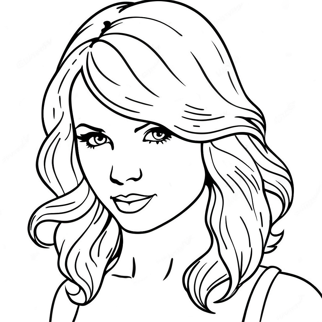 Taylor Swift Speak Now Coloring Page | Taylor Swift Speak Now coloring page