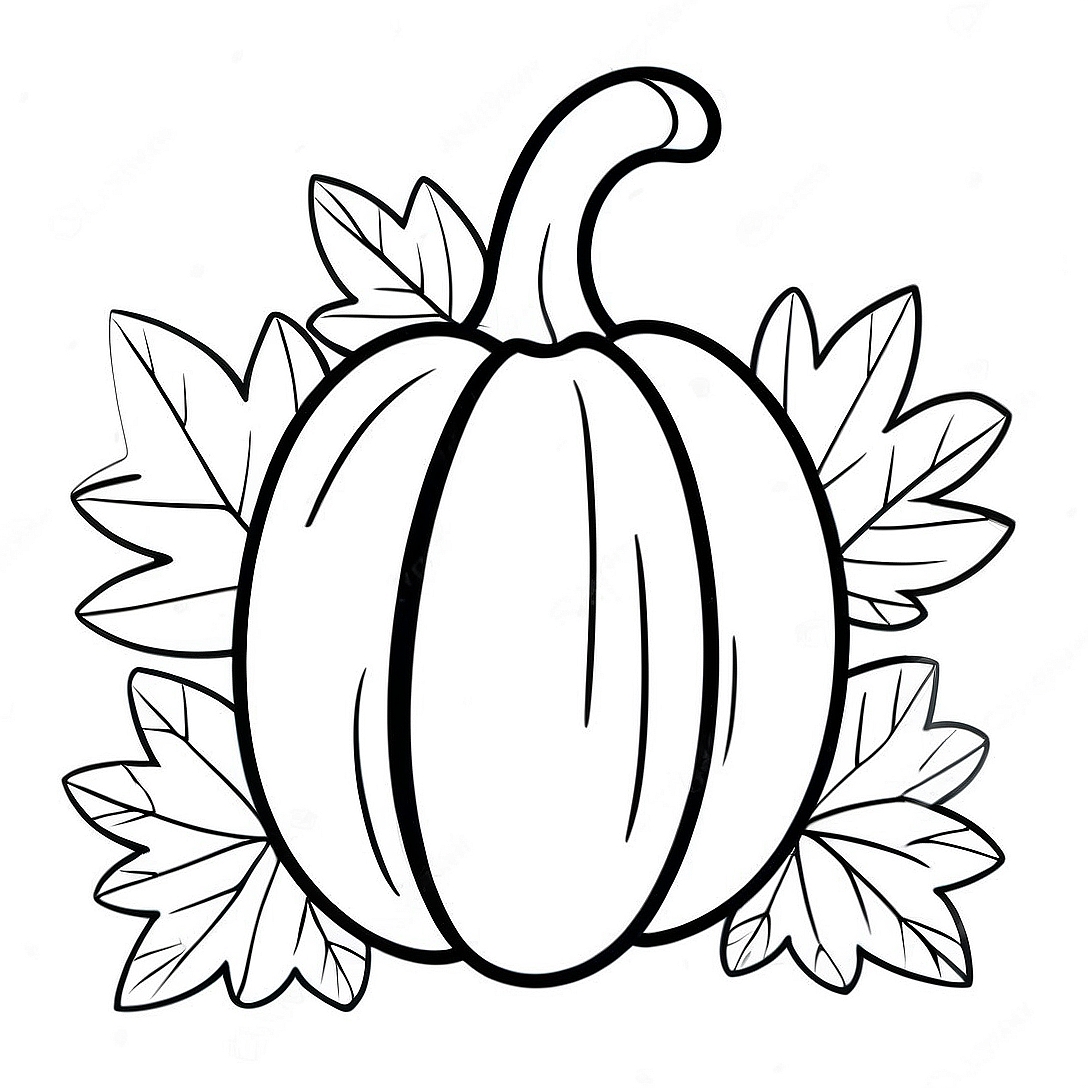 Fall Pumpkin Coloring Page | Fall Pumpkin coloring page