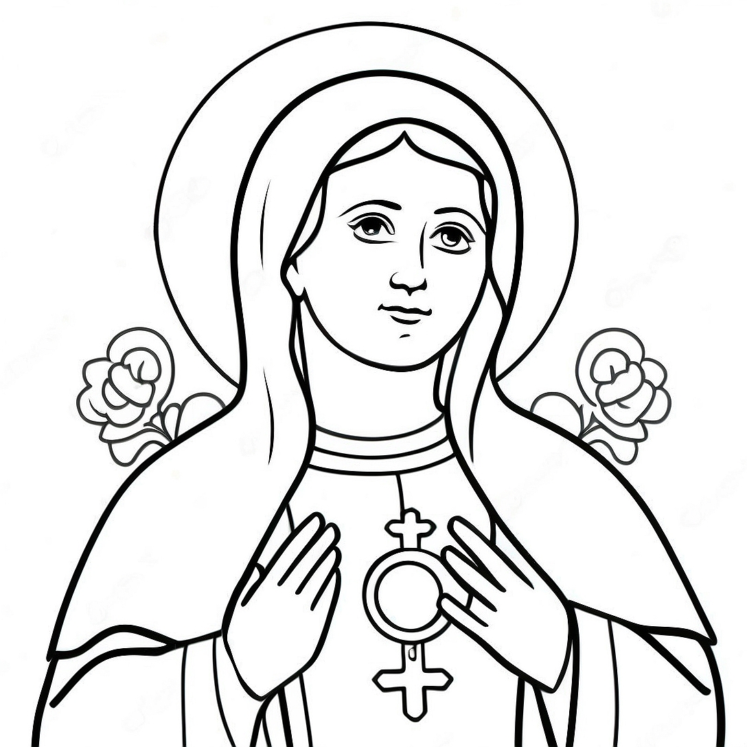 Catholic Coloring Page | Catholic coloring page
