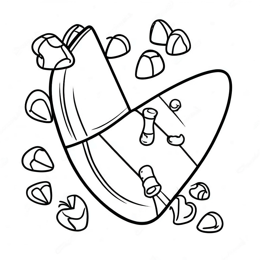 Candy Corn Coloring Page | Candy Corn coloring page