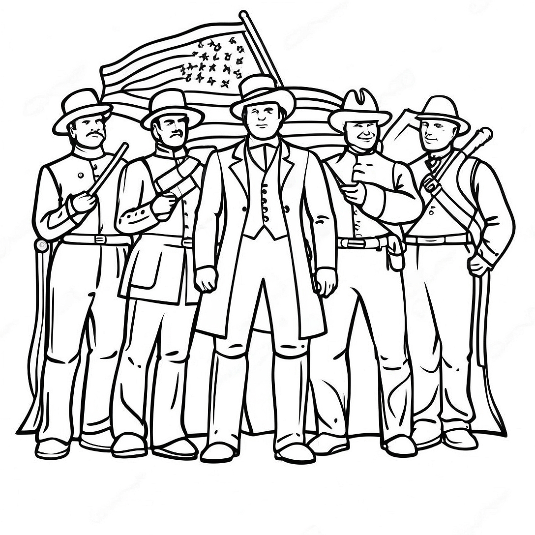 US History Coloring Page | US History coloring page