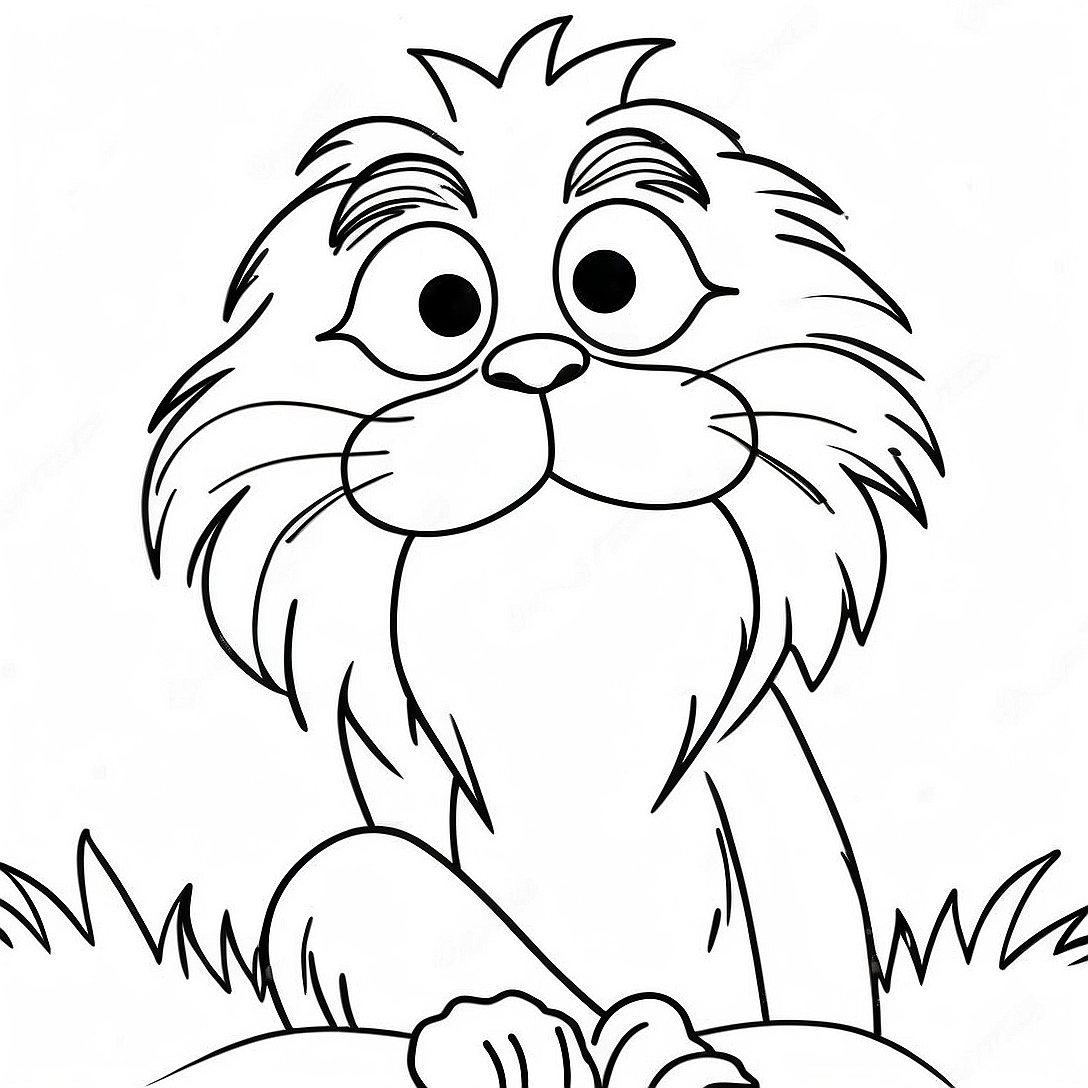 Lorax Coloring Page | Lorax coloring page