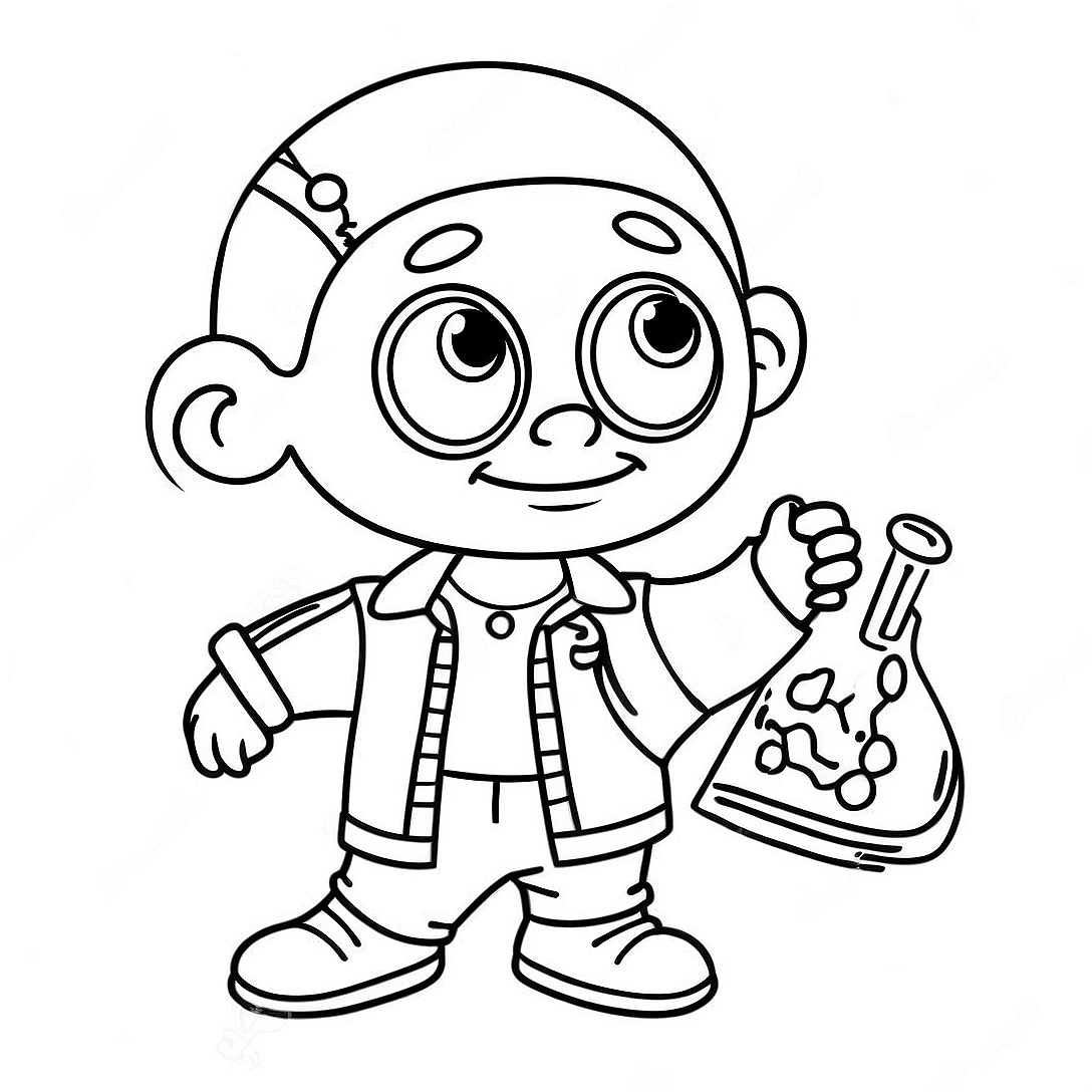 Sid the Science Kid Coloring Page | Sid the Science Kid coloring page