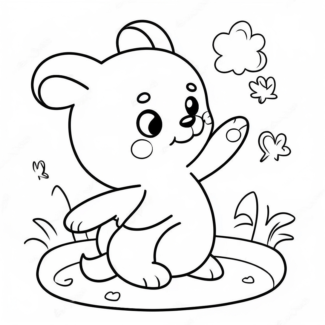 Cute We Love You Animals Coloring Page | We Love You coloring page
