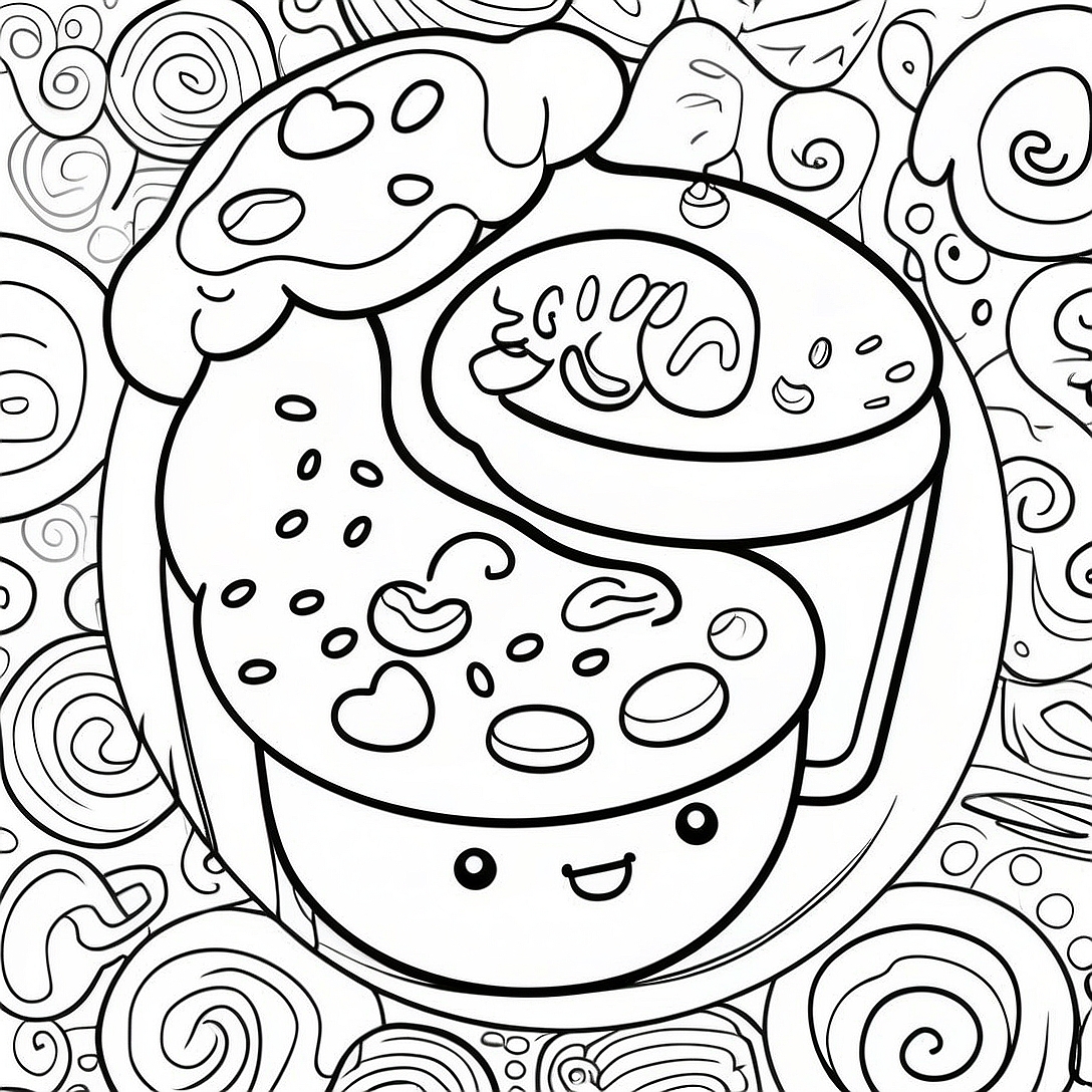 Dunkin Donuts Logo Coloring Page | Dunkin Donuts coloring page