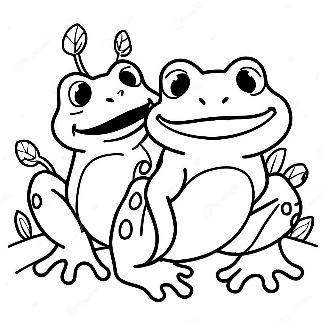 Frog and Toad Coloring Page | Frog and Toad coloring page