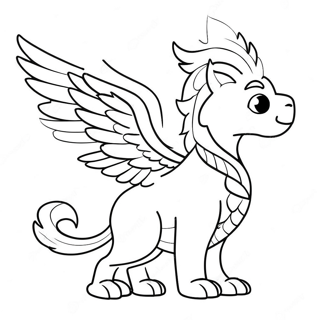 Griffin Coloring Page | Griffin coloring page