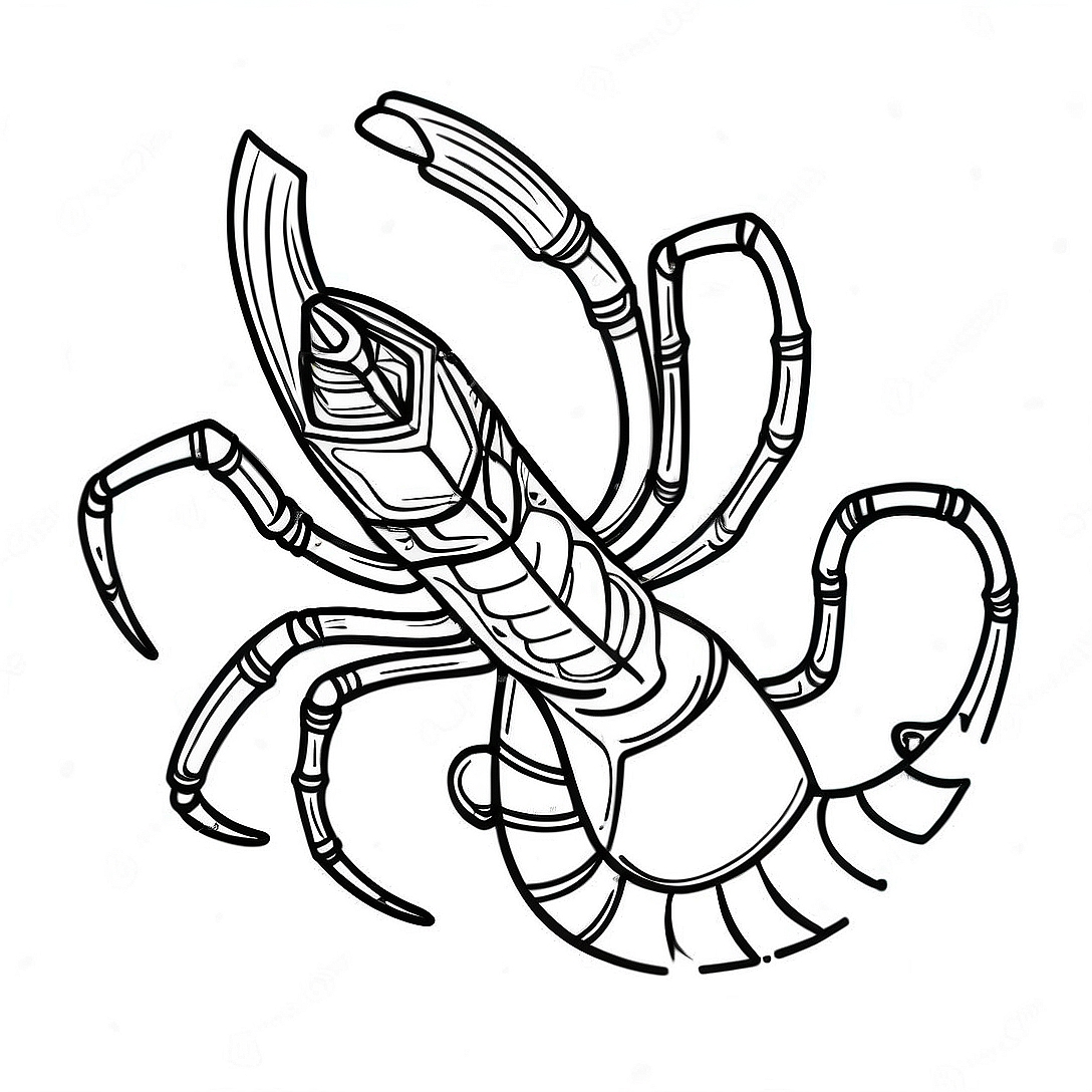 Scorpion Coloring Page | Scorpion coloring page