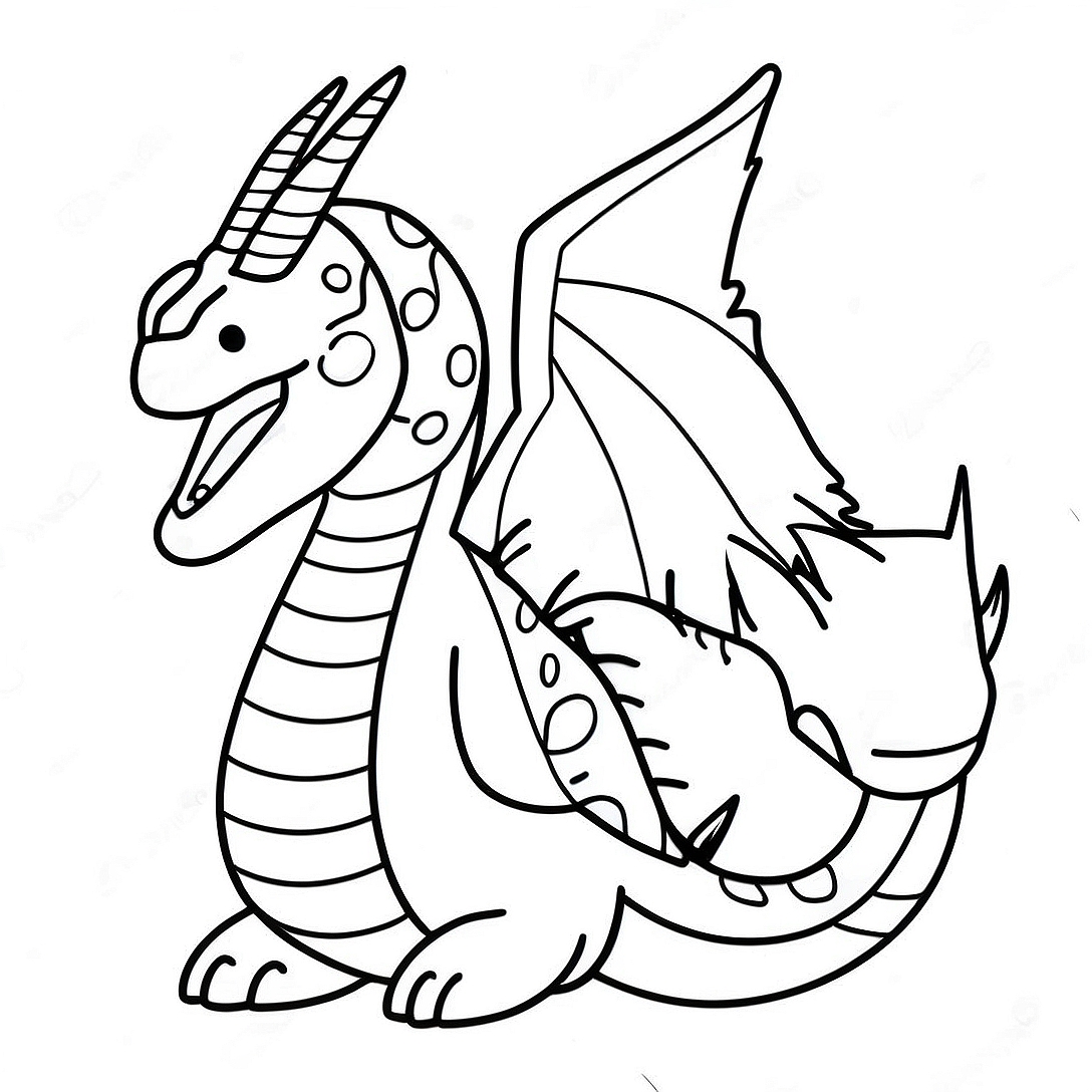 Gyarados Coloring Page | Gyarados coloring page