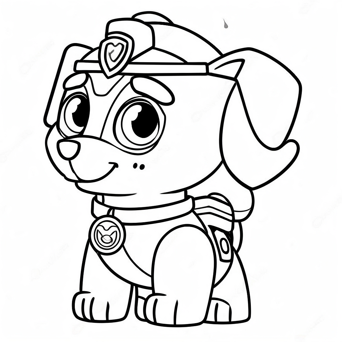 Zuma Paw Patrol Coloring Page | Zuma Paw Patrol coloring page