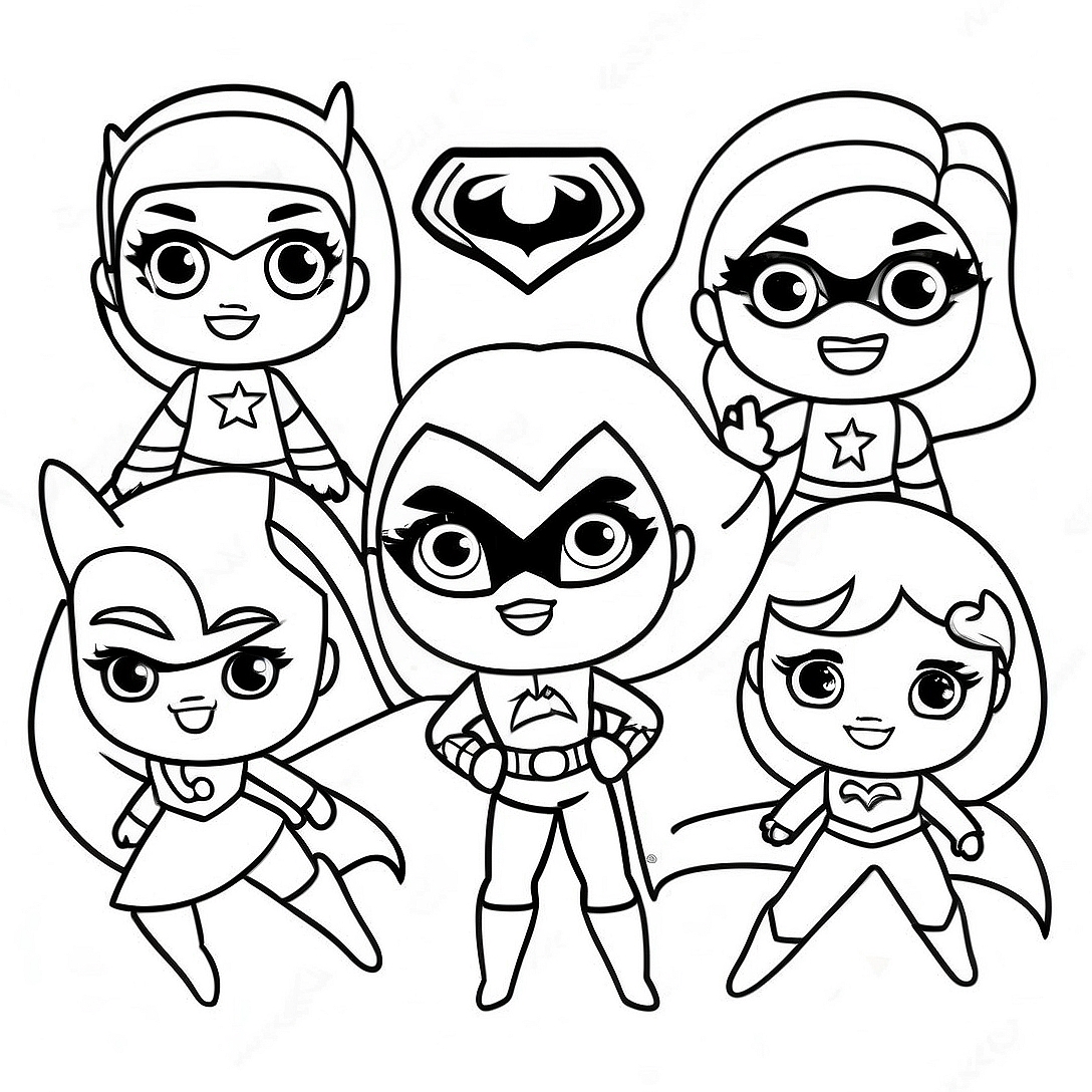 DC Superhero Girls Coloring Page | DC Superhero Girls coloring page