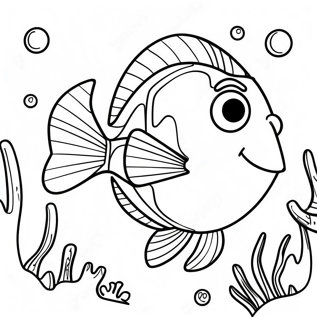 Dory Coloring Page | Dory coloring page