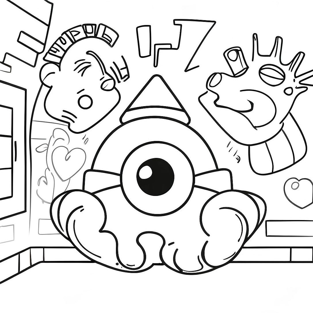 Graffiti Coloring Page | Graffiti coloring page