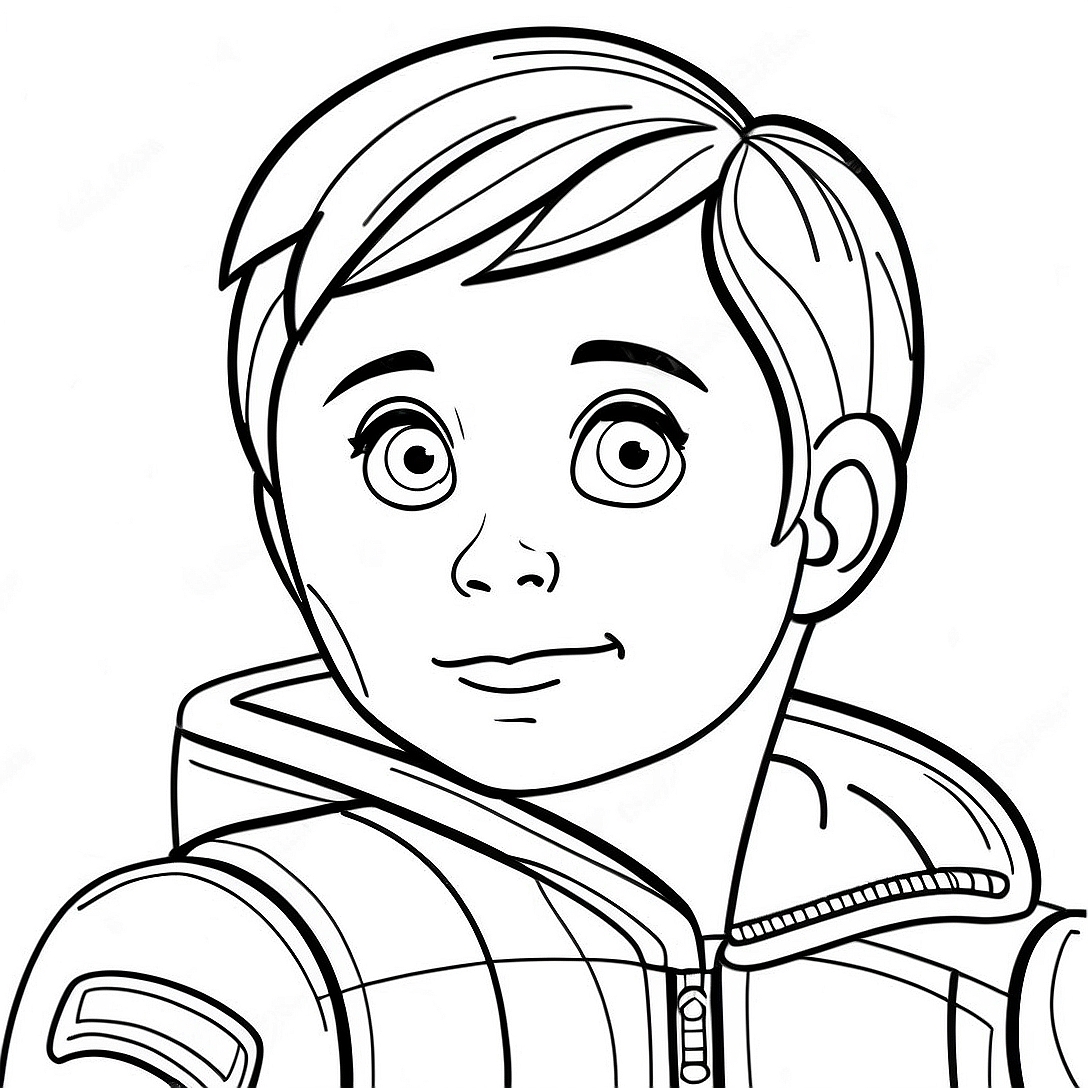 Ryder in Action Coloring Page | Ryder coloring page