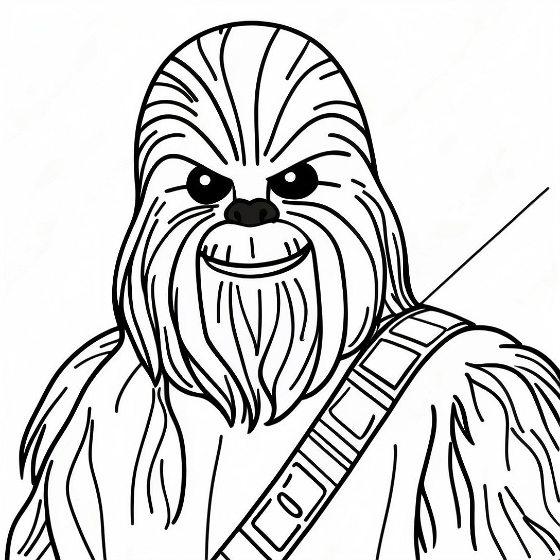Chewbacca Coloring Page | Chewbacca coloring page