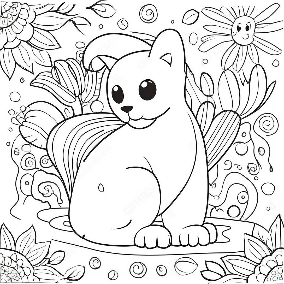 Number 1 Coloring Page | Number 1 coloring page