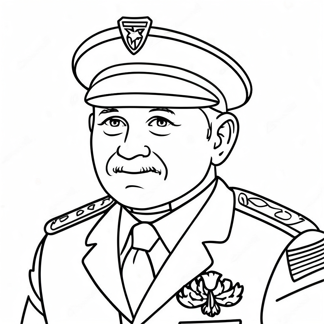 Patriotic Veterans Day Coloring Page | Veterans Day coloring page