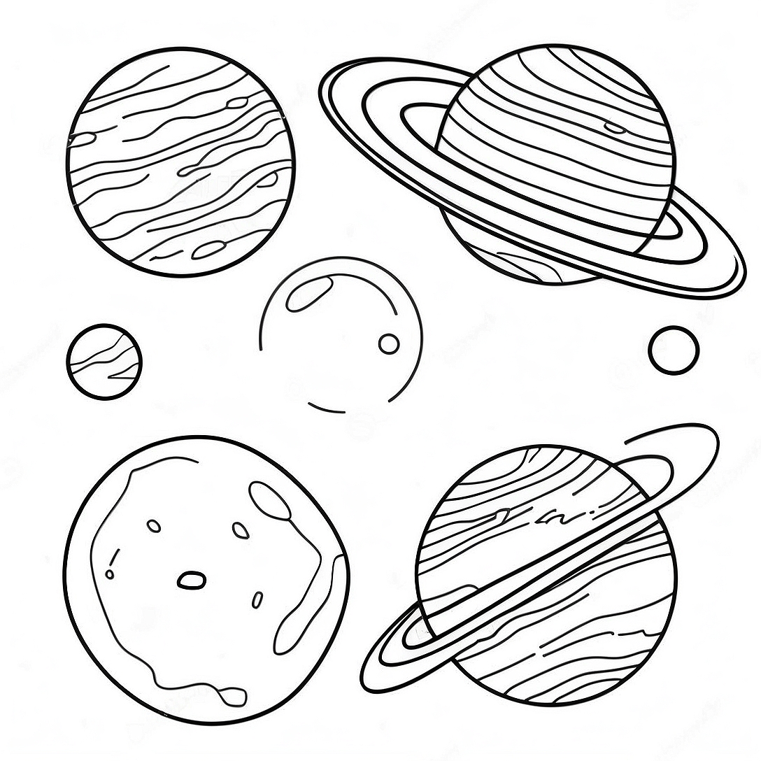 Solar System Coloring Page | Solar System coloring page