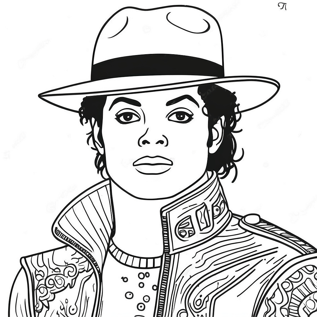 Michael Jackson Coloring Page | Michael Jackson coloring page