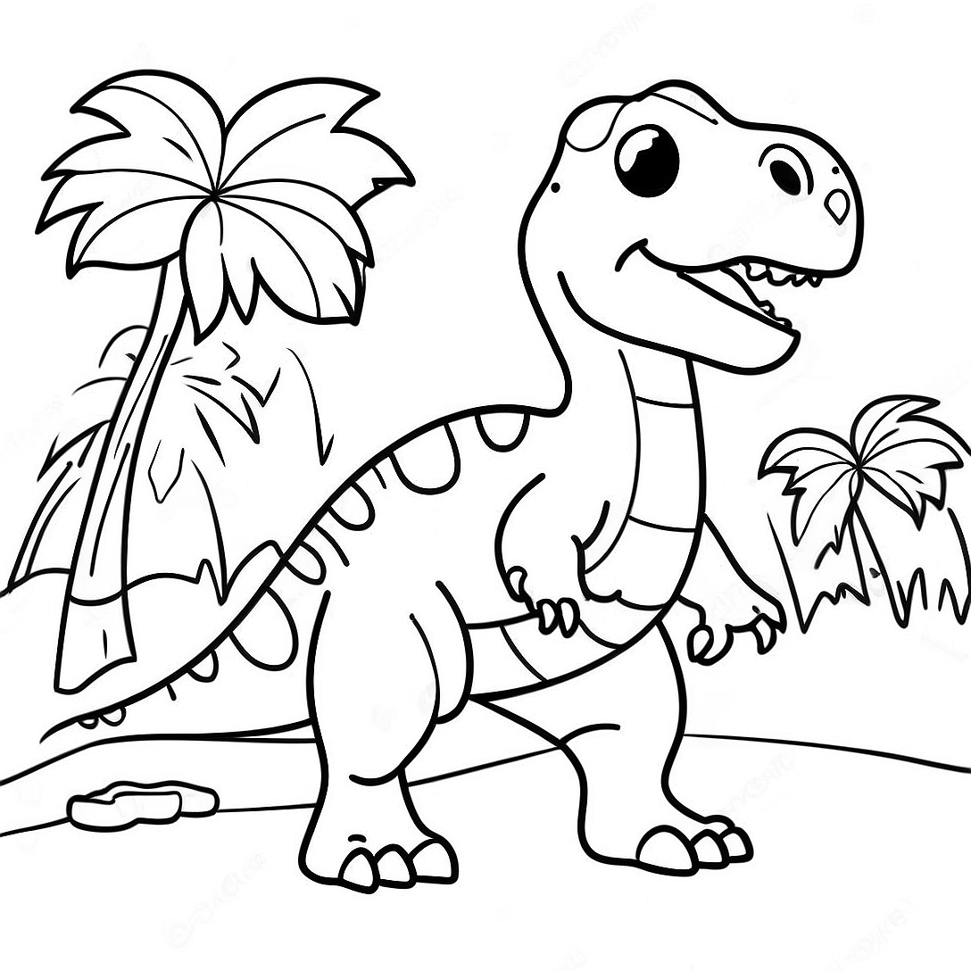 Dinosaur Coloring Page | Dinosaur coloring page