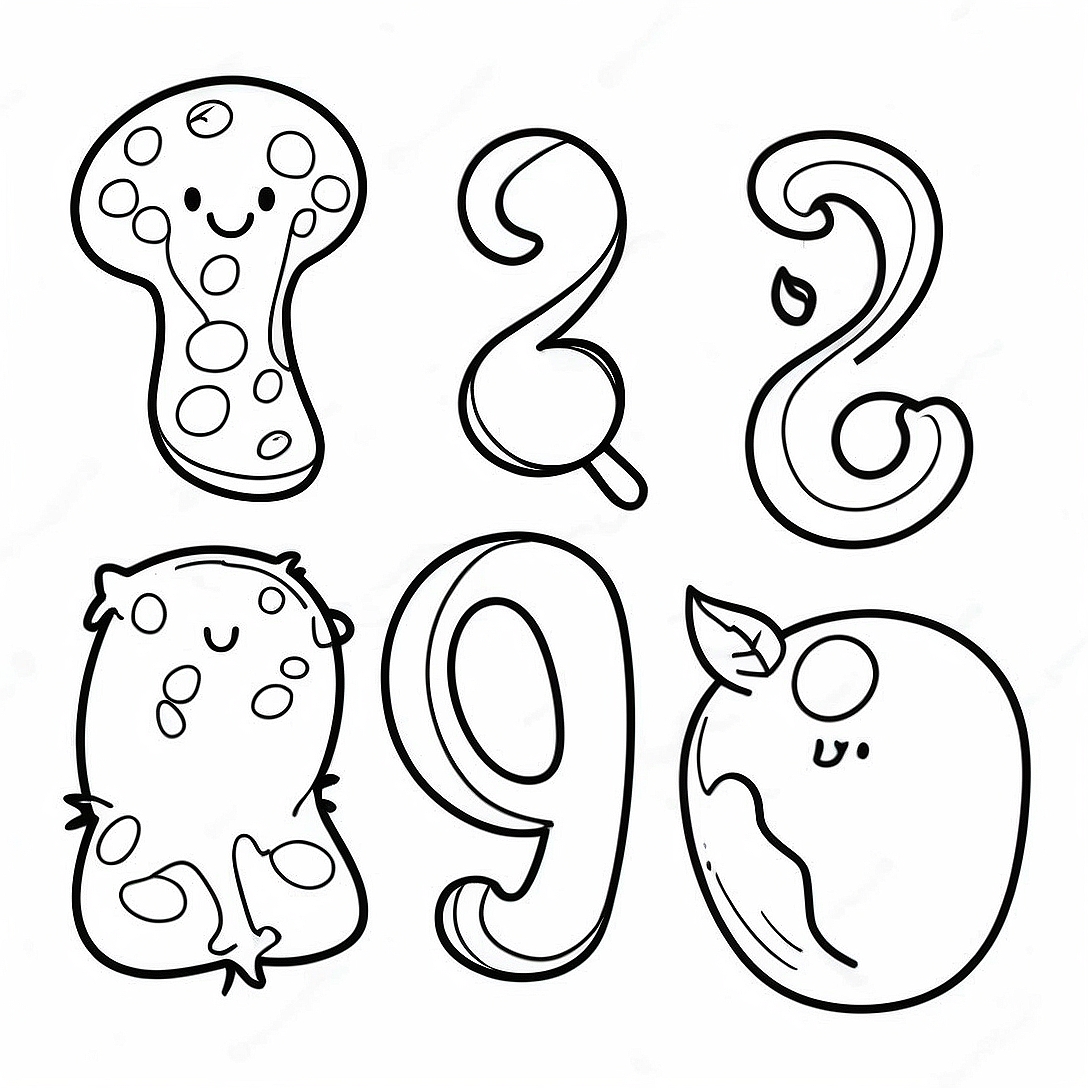 Numbers for Toddlers Coloring Page | Numbers for Toddlers coloring page
