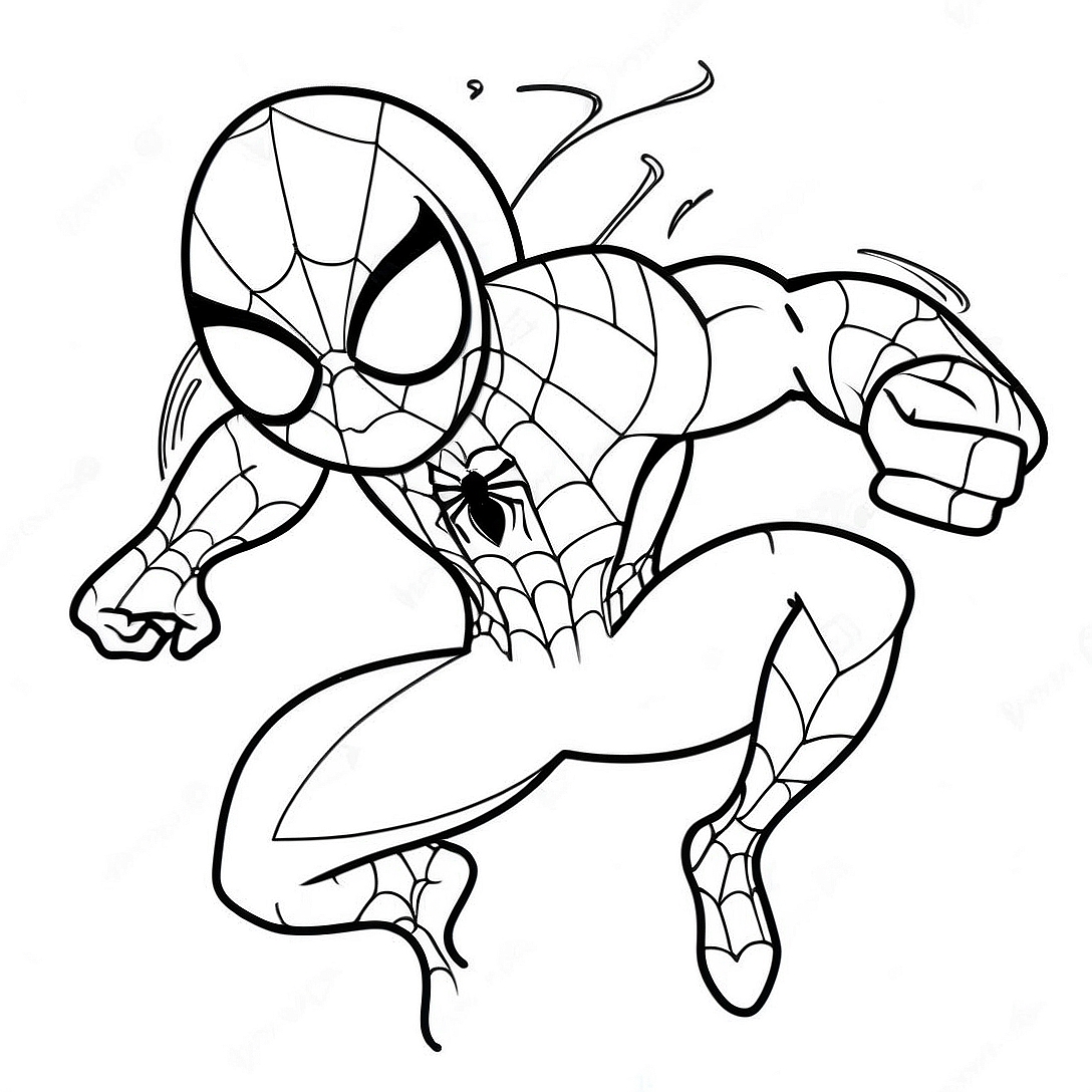 Spiderman Sonic Coloring Page | Spiderman Sonic coloring page