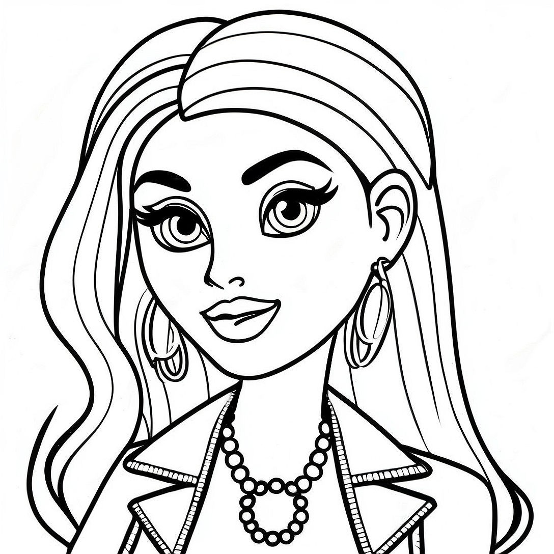 Fashion Bratz Coloring Page | Fashion Bratz coloring page