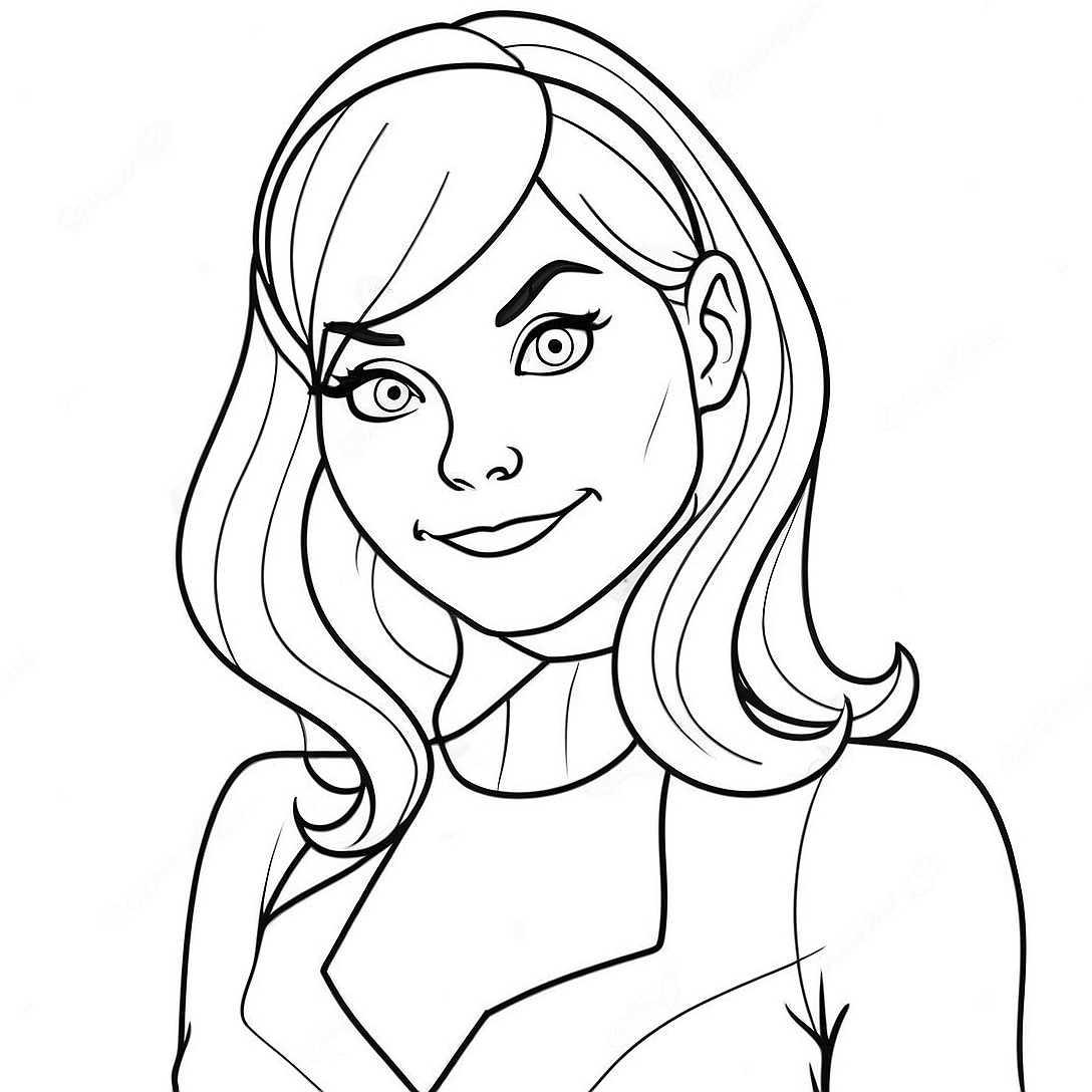 Gwen Stacy Coloring Page | Gwen Stacy coloring page