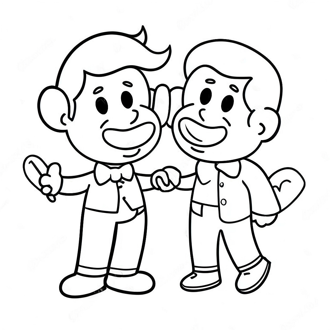 Cute Father's Day Card Coloring Page | Father's Day coloring page