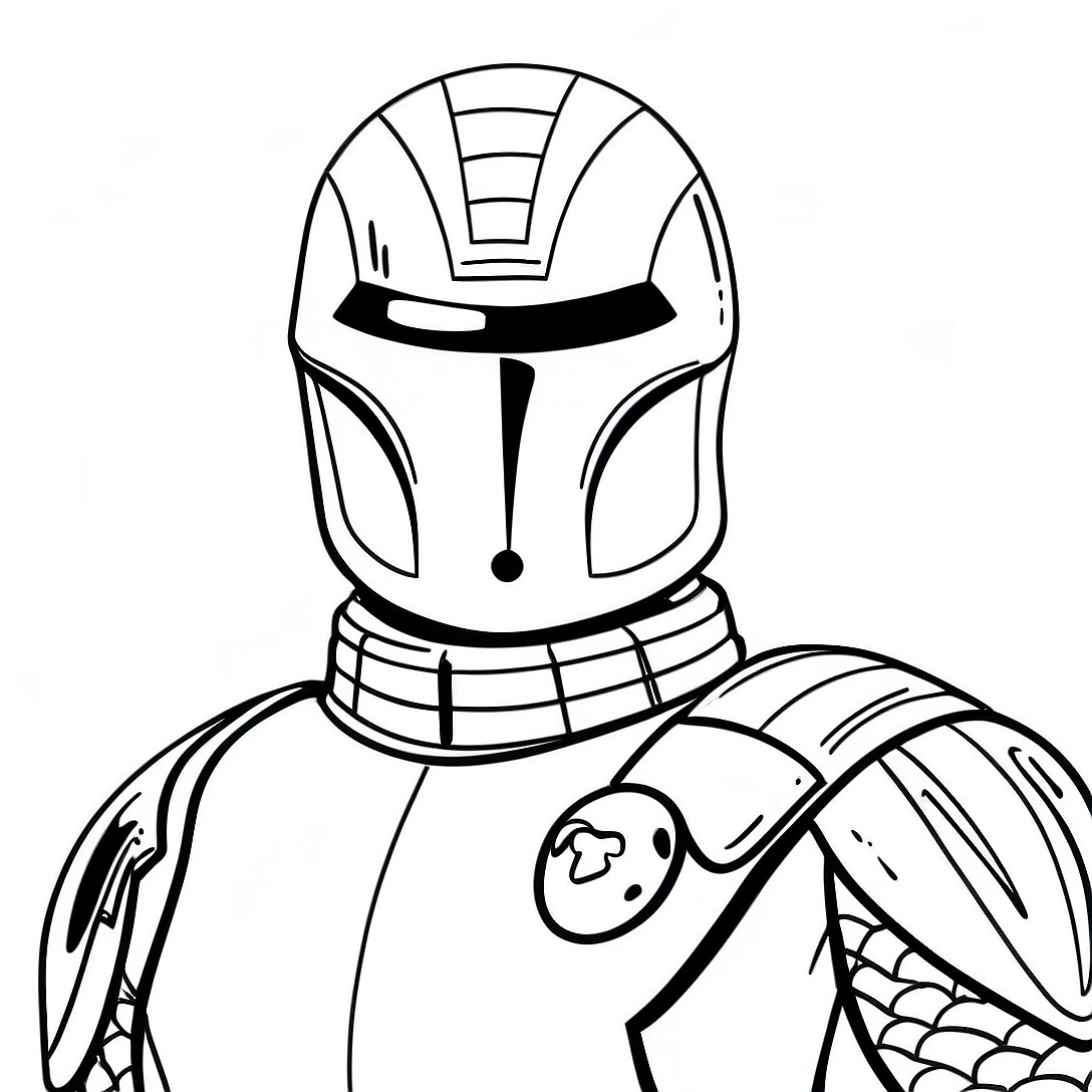 Cobra Commander GI Joe Coloring Page | GI Joe coloring page