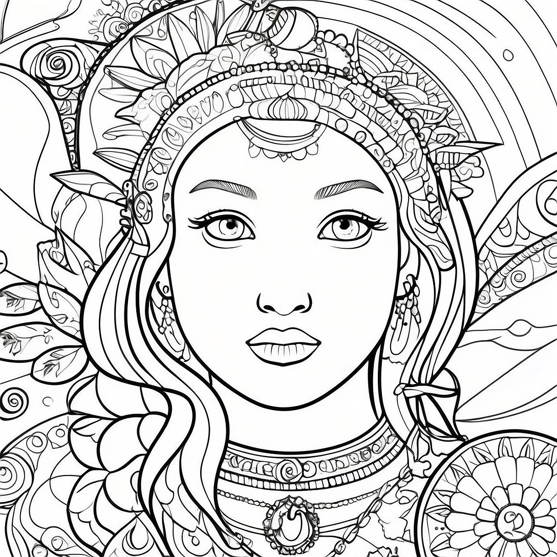 Fearless Album Art Coloring Page | Taylor Swift Album coloring page
