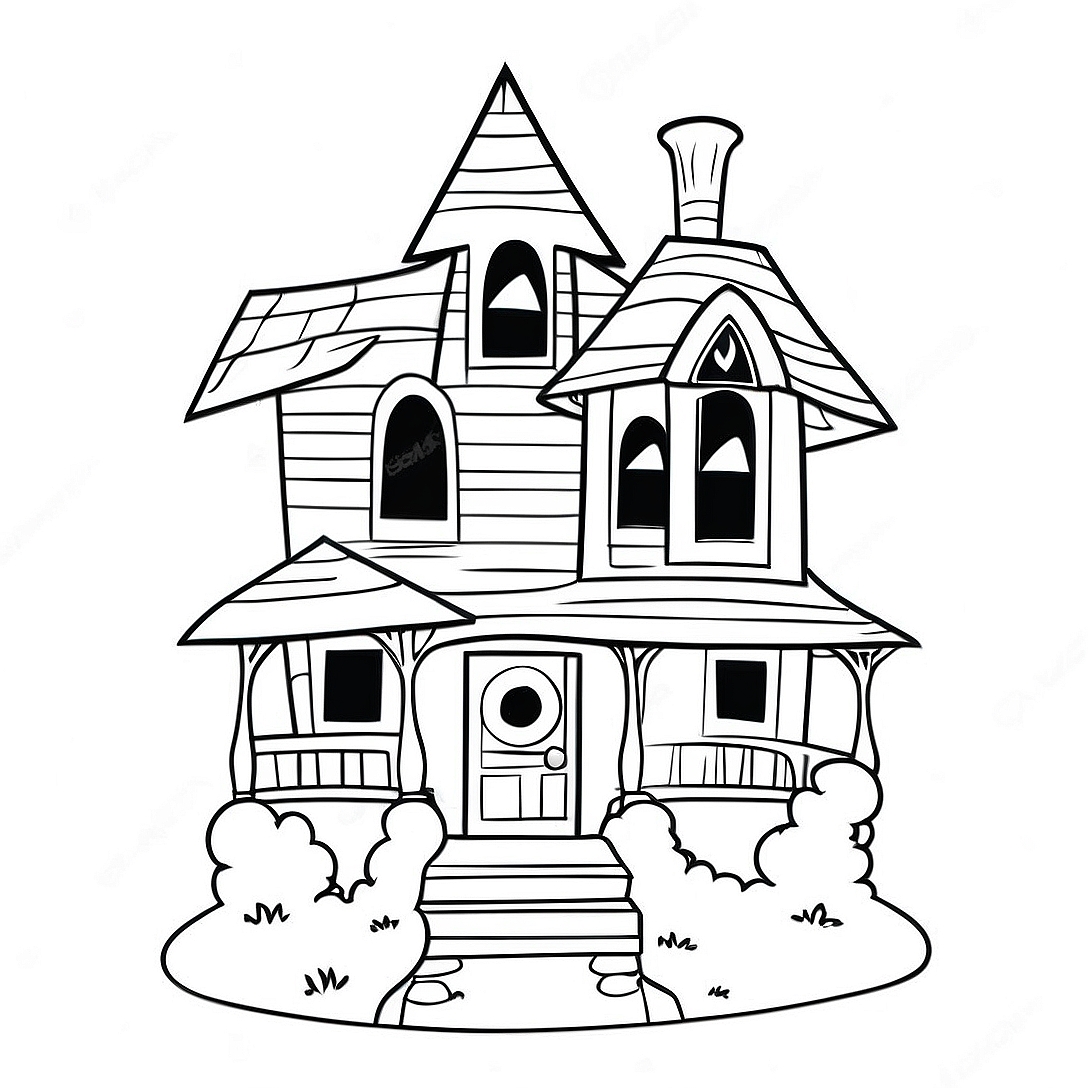 Monster House Coloring Page | Monster House coloring page